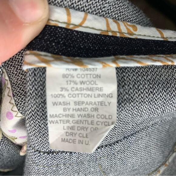 Anthropologie Burning Torch Preppy  Blazer - Picture 4 of 5